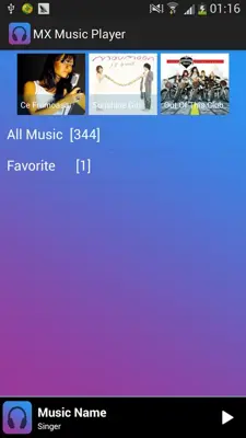 MX Music Player android App screenshot 1